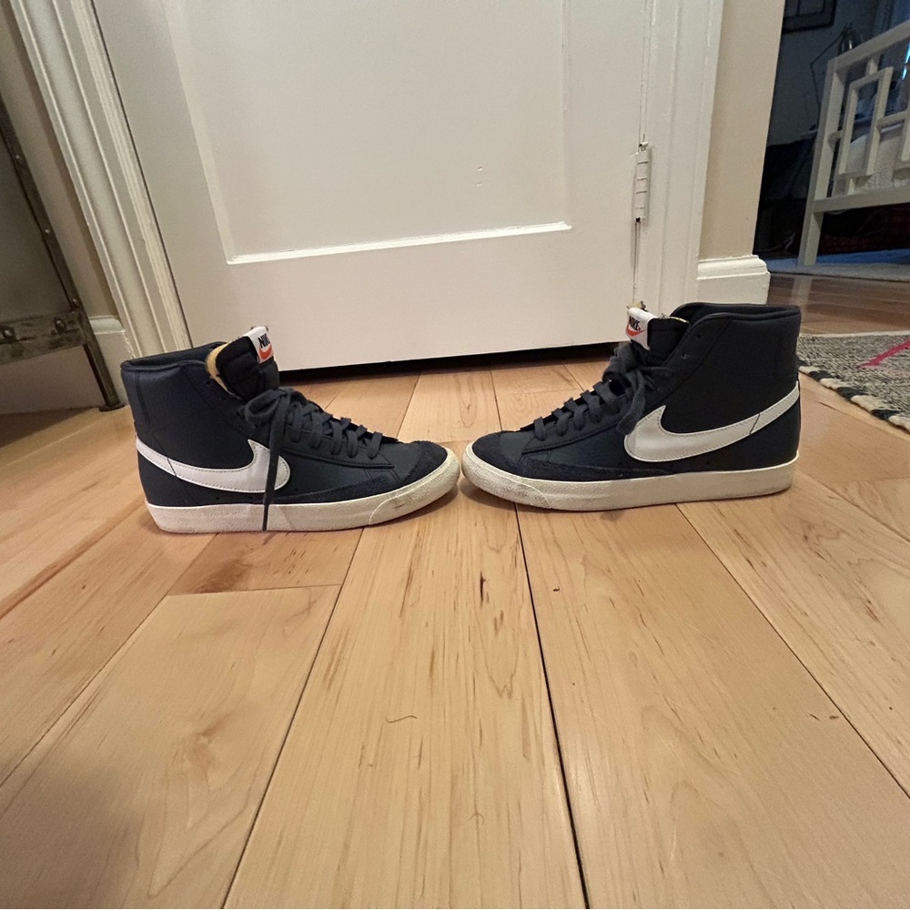 Nike High-Top Sneakers -blue/white